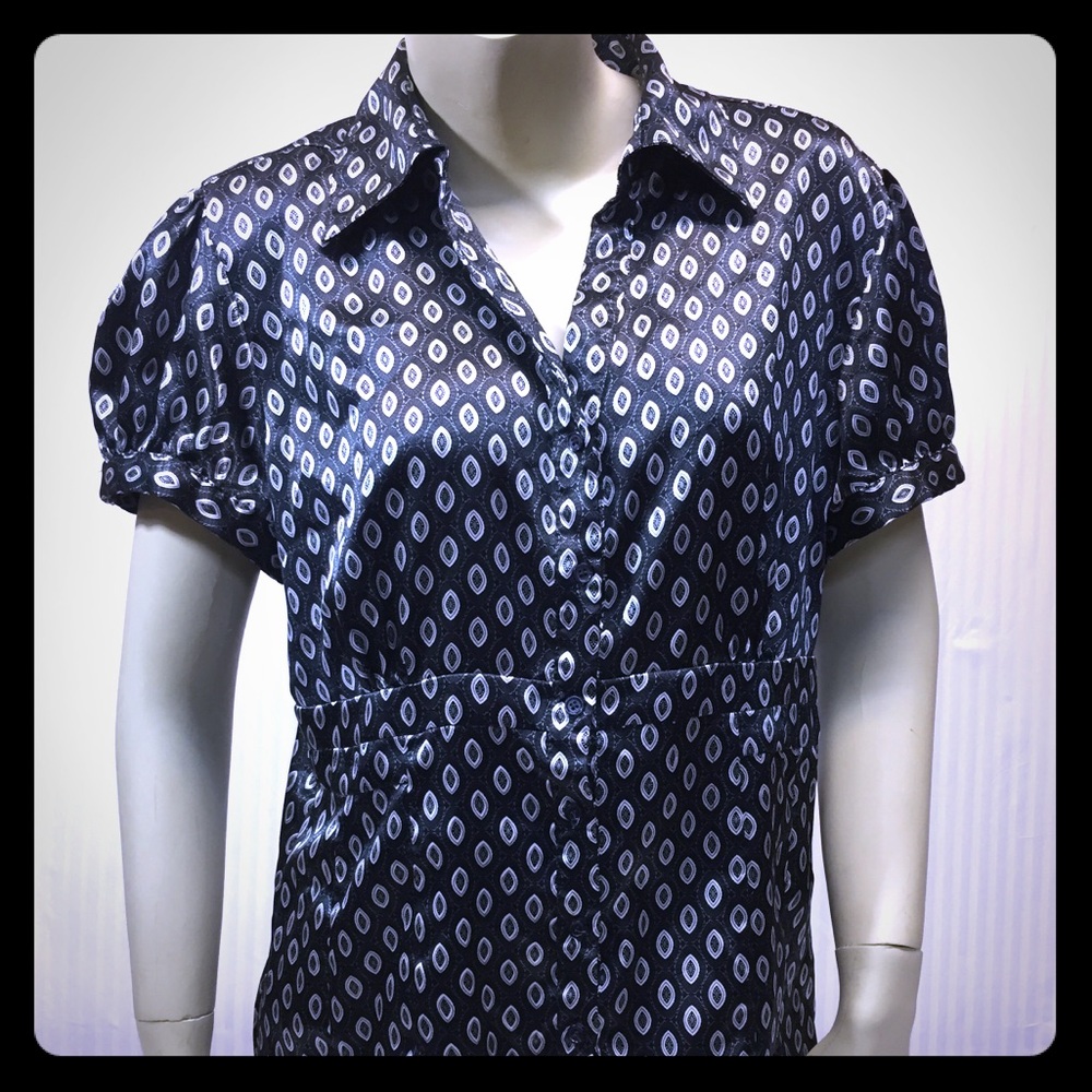🥳SOLD!!! APT 9 XL Classy Career Button Up GreyBla